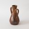 Belgian Brown Glazed Ceramic Vase by Pierre Biron, 1930s 2
