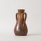 Jarrón belga de cerámica esmaltada en marrón de Pierre Biron, años 30, Imagen 10