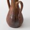 Jarrón belga de cerámica esmaltada en marrón de Pierre Biron, años 30, Imagen 5