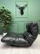 Black Leather Marsala One Seater Sofa Chair from Ligne Roset 1