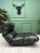 Black Leather Marsala One Seater Sofa Chair from Ligne Roset 2