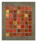 Pierre Auville, 56 Quadrate, 2014, Ölgemälde über pigmentiertem Zement auf Schaumstoffplatte 1