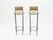 Braided Metal Rope Barstools by Adrien Audoux & Frida Minet, 1950s, Set of 2 4