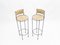 Braided Metal Rope Barstools by Adrien Audoux & Frida Minet, 1950s, Set of 2 3