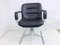 Brown Leather Desk Chair by Herbert Hirche for Mauser, 1960s, Image 3