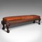 Antique Gothic Window Seat in Oak, Italy 1