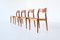 Danish Model 71 Teak and Paper Cord Dining Chairs by Niels Otto Møller for J.L. Møllers, 1960s, Set of 4 1