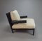 Leather and Linnen Baisity Chair by Antonio Citterio for B&B Italia, 1980s 3