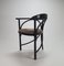 Black Lacquered 225 Thonet Armchairs, 1988s, Set of 6 5
