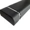 Chorme Steel and Black Leather Bench 2