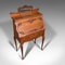 Small Antique French Oak Ladies Writing Desk, 1900s 7