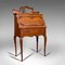 Small Antique French Oak Ladies Writing Desk, 1900s 1