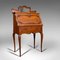 Small Antique French Oak Ladies Writing Desk, 1900s, Image 1