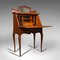 Small Antique French Oak Ladies Writing Desk, 1900s 2