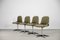 Space Age Office 232 Chairs by Wilhelm Ritz for Wilkhahn, 1970s, Set of 4 7