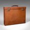 Antique English Record Producers Attache Briefcase in Leather, 1920s, Image 2