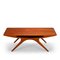 Table Smile en Teck par Johannes Andersen pour CFC Silkeborg, Danemark, 1950s 8