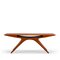 Tavolo Smile in teak di Johannes Andersen per CFC Silkeborg, Danimarca, anni '50, Immagine 4