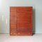 Industrial Portuguese Oak Tambour Door Filing Cabinet from Olaio, 1940s, Image 1