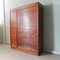 Industrial Portuguese Oak Tambour Door Filing Cabinet from Olaio, 1940s 6