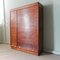 Industrial Portuguese Oak Tambour Door Filing Cabinet from Olaio, 1940s, Image 6