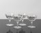 Bicchieri da champagne in cristallo intagliato a mano di Val Saint Lambert, anni '50, set di 4, Immagine 1