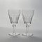 Hand-Cut Crystal Water Goblets from Val Saint Lambert, 1950s, Set of 2 5