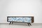 Mid-Century Modern Scandinavian Walnut Hand-Painted Sideboard, 1960s, Image 7