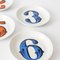 Mid-Century German Porcelain Coasters from Bareuther, 1960s, Set of 6 4