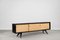 Skandinavisches Mid-Century Sideboard in Schwarz & Ahorn, 1960er 4