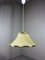 Swedish Suede Leather Hanging Lamp by Anna Ehrner for Kosta Lampan, Image 4