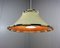 Swedish Suede Leather Hanging Lamp by Anna Ehrner for Kosta Lampan 10