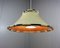 Swedish Suede Leather Hanging Lamp by Anna Ehrner for Kosta Lampan, Image 10