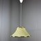 Swedish Suede Leather Hanging Lamp by Anna Ehrner for Kosta Lampan, Image 16