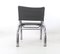 Postmodern Leather and Chrome-Plated Metal Chairs, Italy, 1970s, Set of 4, Image 5