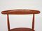 Stackable Three-Legged FH4103 Heart Chairs by Hans J. Wegner for Fritz Hansen, Denmark, 1952, Set of 8, Image 9