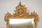 Specchio da parete di inizio secolo in legno dorato, Immagine 7