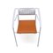 Chairs with Leather Seat by Fly Line, 1980s , Set of 4, Image 6
