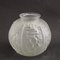 French Art Deco Etched Glass Geometric Motif Vase, 1930s, Image 2