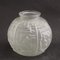 French Art Deco Etched Glass Geometric Motif Vase, 1930s 5