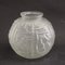 French Art Deco Etched Glass Geometric Motif Vase, 1930s, Image 1