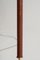 Mid-Century Brass and Brown Leather Floor Lamp 7