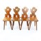 Folk Style Dining Chairs, Czechoslovakia, 1973, Set of 4 18