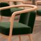 Essex Green Velvet Chair with Arms by Javier Gomez 2