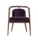 Essex Purple Velvet Chair with Arms by Javier Gomez 1