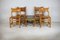 Chairs and Coffee Table from Maison Regain, France, 1970s, Set of 5 1