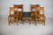 Chaises et Table Basse de Maison Regain, France, 1970s, Set de 5 22