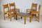 Chaises et Table Basse de Maison Regain, France, 1970s, Set de 5 34