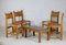 Chairs and Coffee Table from Maison Regain, France, 1970s, Set of 5 31