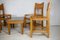 Chairs and Coffee Table from Maison Regain, France, 1970s, Set of 5 20